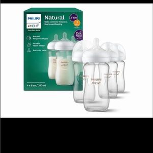 NEW Phillips Avent Glass 8oz bottles